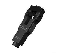 Outil de burinage à mortaise de porte, loquet tout-en-un, poignée ergonomique pour une installation rapide de serrure de porte en bois (noir)