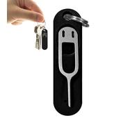 Outil de Carte, Outil d'éjection de Carte | Ouvre-Aiguille pour,Porte-clés détachable, Broche d'éjection du Plateau de, Outil d'ouverture du Plateau de pour téléphone Portable et