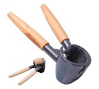 Outil de casse-noix, casse-noix robuste avec manche en bois pour de pécan, amandes, noisettes, gadget cuisine.