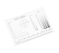 Outil de Centrage pour Cartes et Jauge de Fissure Transparente en Plastique | Comparaison de Largeur, Contrôle sur Surfaces Finies et Béton, Marquage Bois, Entretien Machine