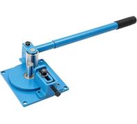 Outil de cintrage de barres dacier, cintreuse manuelle pour barres darmature montée sur établi, plage de 0 à 200° (bleu)