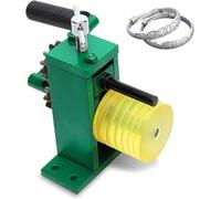 Outil de cintreuse de bagues pour bijoux - Moulin à rouler manuel pour la | Plieur de bagues manuel avec base lisse et engrenage, parfait pour la formation du métal et la fabrication de bijoux