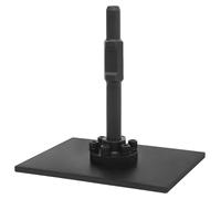Outil de compactage, en acier 40CR, diamètre de l'arbre 30 mm, longueur de la poignée 27 cm, plaque vibrante de 26 cm x 20,5 cm, poids 6 kg