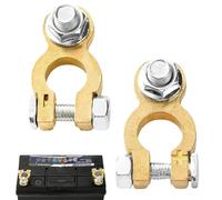 Outil de connexion de pôles de batterie, bornes de connexion de batterie de | 2 bornes de batterie pour le poteau supérieur, extrémités du câble de batterie, protection des pôles de batterie