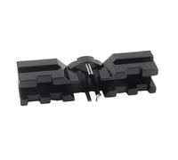Outil de Coupe D'angles D'onglet 2 en 1, Gabarit de Mesure de Résistance à L'usure Haute Précision en ABS Noir, Mesure Efficace des Angles de Biseau avec Plaque de Base jusqu'à