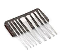 Outil De Coupe Du Cuir, Bricolage Artisanat Bord De Coupe, Outils De Lame, Amincissement Du Cuir Manche Antidérapant Couteau De Coupe 9 Pièces