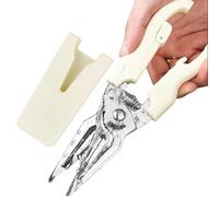 Outil de coupe multifonction en acier inoxydable robuste | Ciseaux de cuisine alimentaires pour la maison, l'intérieur, la table, usage culinaire, cuisine, camping et barbecue