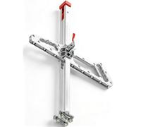 Outil de Coupe Pliable pour Cloisons Sèches | Largeur de Coupe Réglable 1,5-61 cm, Coupe-Plaque de Plâtre jusqu'à 13 mm