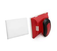 Outil de Coupe pour Bordure de Peinture, Coin et Bordure avec 2 tampons de Rechange, Lavable pour et Bords muraux avec poignée rotative pour Couper Les Murs et Le Plafond
