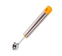 Outil de cuillère à pastèque, cuillère à fruits en acier inoxydable, coupe-poignée antidérapante avec double forme de boule, à de qualité alimentaire avec prise facile, outils de cuisin