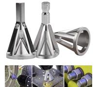 Outil de débavurage à queue triangulaire/hexagonale, outil de chanfreinage externe en acier rapide pour la réparation des boulons endommagés 6JSB BK