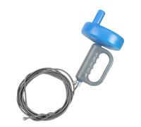 Outil de Débouchage de Canalisations Rotatif Manuel, Câble 5m Bleu | Poignée Antidérapante, Acier Inoxydable et PE, Utilisation Facile pour Évacuations, Entretien Domestique