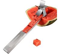 Outil de découpe en acier inoxydable pour pastèques et fruits, idéal pour les melons cantaloup, les ananas et les mangues, à utiliser à la maison, dans la cuisine, en camping ou lors de pique-niques