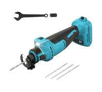 Outil de découpe sans fil pour cloison sèche compatible avec batterie Makita 18 V, 30 000 tr/min, kit de scie rotative réglable de 15 à 35 mm de profondeur pour bois, tôle et plastique