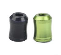Outil de démagnétiseur en alliage d'aluminium avec tige hexagonale de 6,35 mm pour embouts de tournevis, aimant puissant pour manchon de bague pour éviter le glissement, compact vert ou noir (B)