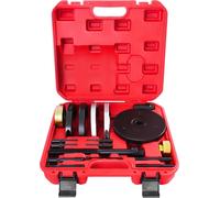 Outil de démontage de roulements de roue - Kit d'extraction et de montage pour véhicules automobiles - Acier à haute teneur en carbone - Universel - Avec mallette à outils - Rouge