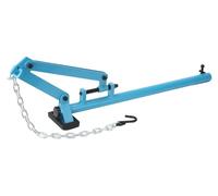 Outil de démontage pour automobiles - Barre de levier avec crochet pour moyeu de l'essieu arrière - Acier au carbone - Force de traction maximale : 500 kg - Pour métal