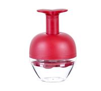 Outil de dénoyautage de cerises à pression rapide, 4 lames en acier, poignée ergonomique, extracteur manuel de noyaux de fruits, carottier, Gadget de cuisine, dénoyauteur de cerises en acier ABS