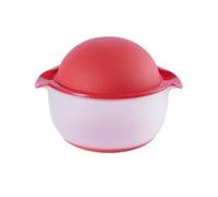 Outil de dénoyauteur de grenade, éplucheur en silicone 19,5 x 14 cm, séparateur de pulpe, ustensile de cuisine pour dénoyauter rapidement et propre, rouge
