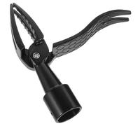 Outil de Désherbage Manuel 13x13x3 CM en Fer et Bambou Noir | Arracheur Portable, Alliage D’Aluminium, Surface Polie sans Bavures, pour Massifs et Jardin Familial Style Aléatoire