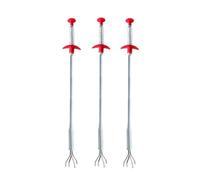 Outil de Dragage de Drain à Quatre Griffes Flexible, 3 Pièces