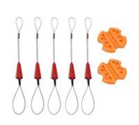 Outil de filetage de câble pour électricien - Tendeur de câble pour installation électrique - Système de traction de câbles (lot de 7)