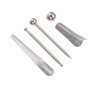 Outil de Finition Alliage Argenté, pour Mastic à Carrelage | Spatule Joint Carrelage, Lisseur de Joint Cuisine et Balcon, Kit Outillage Calfeutrage, Applicateur de Coulis