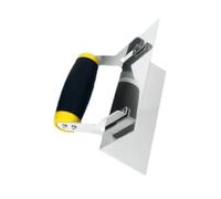 Outil de Finition d'angle Taloche d'angle Truelle d'angle Spatule d'angle Acier Inoxydable et Manche Bois pour Lisser Enduit et Mastic Convient aux, Outil pour Angle Saillant Grand Modèle D200G
