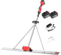 Outil de finition électrique pour béton, kit vibratoire sans fil, 9 réglages de vitesse, machine vibrante efficace de finition de ciment pour création de surface lisse