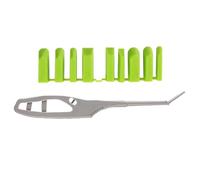 Outil de finition pour calfeutrage | Extracteur de joints lissant | Avec outil de finition de mortier à 9 têtes avec poignée ergonomique | Pour cuisine, salle de bain, carrelage, brique, sol, évier