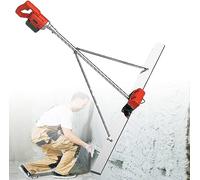 Outil de finition pour chape de béton avec moteur vibrateur, 6000 tr/min, lame de 150 cm, avec grattoir pour un traitement efficace de la surface du béton