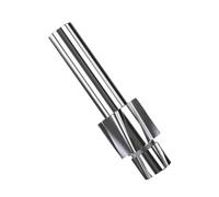 Outil de fraisage de rainurage pilote Fraise à chanfreiner HSS, foret pilote rainurer, 4 goujures, revêtement, outil de fraisage M3-M20(Silver,3.2x6.5mm)