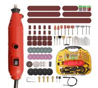Outil de gravure électrique - Mini-perceuse et outil rotatif - 211 pièces - 260 W - 8000–31000 tr/min - 6 vitesses - Accessoires