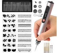 Outil de gravure, mini-graveur électrique portable, compatible avec plusieurs matériaux, argent