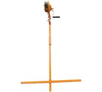 Outil de grue de levage, installation d'unité extérieure de climatiseur, treuil manuel de levage + support CAIHUA (Color : 3ph self+locking winch 10m)