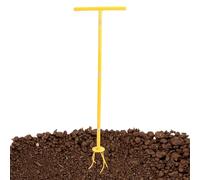 Outil de jardin ergonomique - Bêche amovible et cultivateur rotatif | Pour un jardinage facile - Parfait pour les fleurs, les arbustes et les buissons. Débroussailleuse manuelle avec design