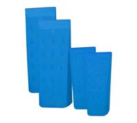 Outil de Jardinage Cale Bleue pour d'Arbre Sécurisée Outil de(2set) | Plastique ABS pour robuste, tailles 5.5 et 8 pouces, pour idéal tronçonneuse, sécurité accrue, usage pro