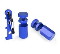 Outil de jauge d'escalier pour encadrer les équerres de charpentier Outil disposition en aluminium à verrouillage précis et sécurisé avec crochet Guide scie circulaire compatible bleu