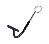 Outil de joint rotatif en métal pour réparation de bosses sans peinture | Joint rotatif, crochet de fixation sécurisé, finition en métal argenté, s'adapte aux outils à levier, compatible avec PDR