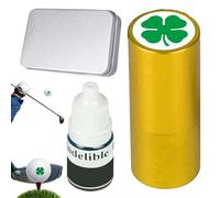 Outil de marquage de balle de golf - Tampon de golf en métal avec encre | Identifiez les balles de golf, les pochoirs de marquage de balles de golf et les marqueurs comme cadeau pour le golfeur de