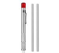 Outil De Marquage Industriel,3 PCS Crayon Métallique Stéatite Avec Support Pratique En Stéatite Naturelle Marqueur Plat Fournitures pour Tracer sur Fer Métallier Bois Pierre et Béton