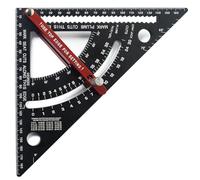 Outil de menuiserie carré en aluminium chevalet carré combinaison réglable menuiserie triangle règle angles réglables outil de mesure pour le travail du bois
