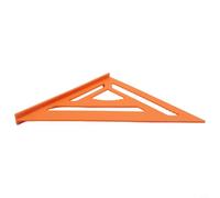 Outil de mesure carré - 17,8 cm - Règle d'angle multifonction - Métrique pour impérial - Règle à angle droit pour menuiserie et bricolage - 17,8 cm