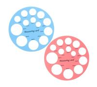 Outil de Mesure des Mamelons en Silicone, Lot de 2, Carte