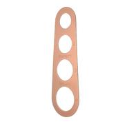 Outil de mesure des spaghetti - Guide de portion en acier inoxydable, anneaux de dimensionnement des pâtes | 4 sous-nouilles à sous, ustensiles de cuisine compacts, assistants de cuisine pour les