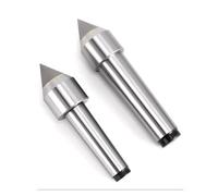 Outil de meulage central solide en alliage, dé à coudre mobile for tour à grande vitesse MT2 MT3, 1 pièce(MT2 Alloy Fixed Center)