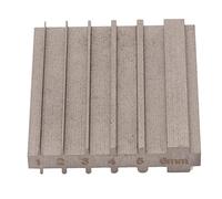 Outil de meulage et d’affûtage des bords, affûteur d’arêtes en acier pour cuir, adapté à la réparation de pelles de 6 mm de large, avec des rainures carrées et en U pour (Emplacement Quadrate Gris)