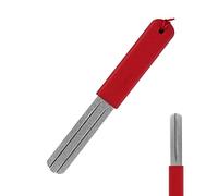 Outil De Meuleuse De Poche Double Face - Système De Lime D'affûtage De Crochet Portable, Accessoire De Pierre À Aiguiser De Pêche Robuste, Équipement D'affûtage Extérieur Compact | Randonnée Camping S