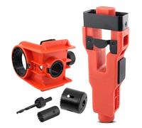 Outil de mortaisage pour gâche de porte, kit d'installation de serrure | Gabarit de pose pour loquets de porte (portes standard de 1-3/4 po et 1-3/8 po) - Gabarit de positionnement,Orange