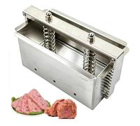 Outil de moule de presse à viande de jambon, moule de presse à viande en acier inoxydable de 1 à 5 kg avec plaque de base amovible et ressort à couple élevé,presse à jambon fait maison(1.5KG)